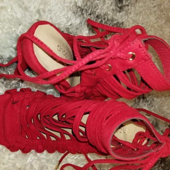 BRAND NEW SHOEDAZZLE ANKLE STRAP OPEN TOE HIGH HEEL STILETTOS SANDAL - Picture 9 of 16